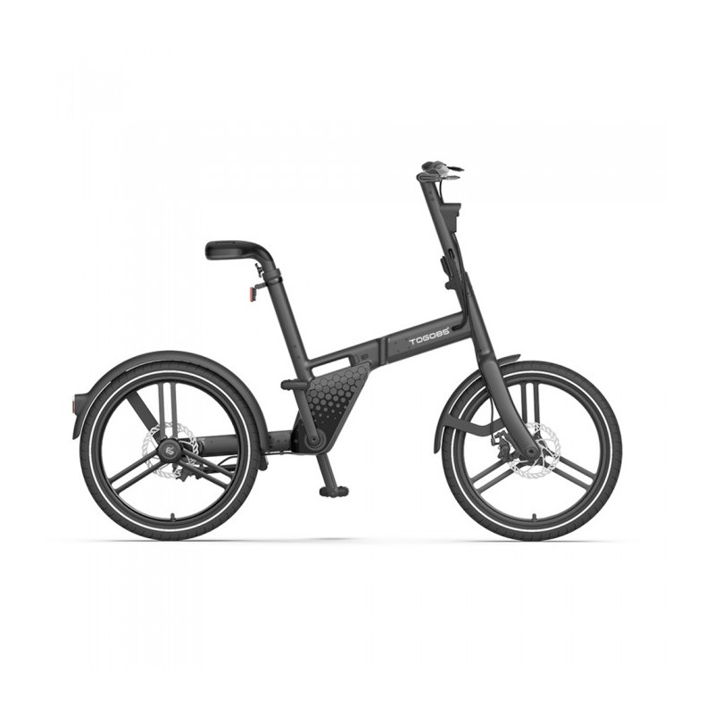 Bicicleta Plegable Eléctrica Imagen de archivo - Imagen de aislado,  extremo: 21299765