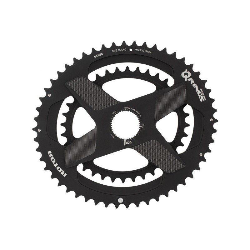Platos Rotor Aldhu 3D QRings Spidering Aero Oval | Platos y Bielas
