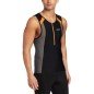 Camiseta Zoot Performance Tri Tank Negro Naranja